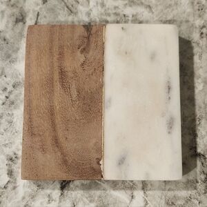 BBB Marble & Wood Coaster